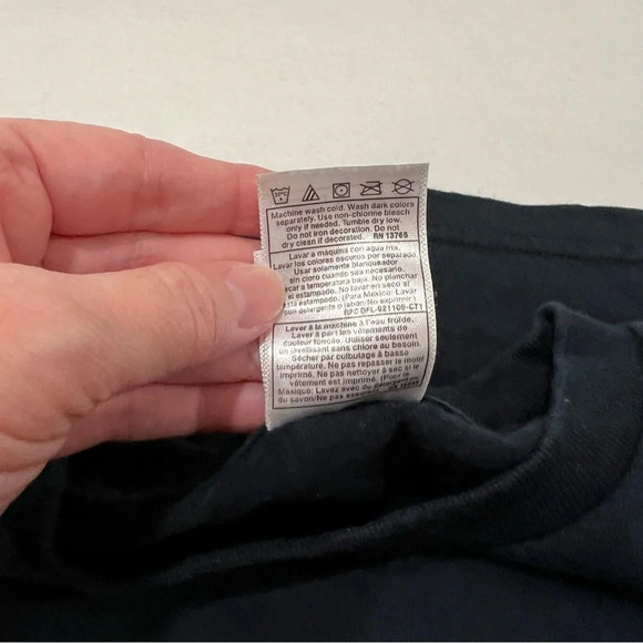 I Love (Heart) New York T-Shirt Graphic Black Crew Neck Short Sleeve Medium - Picture 8 of 9